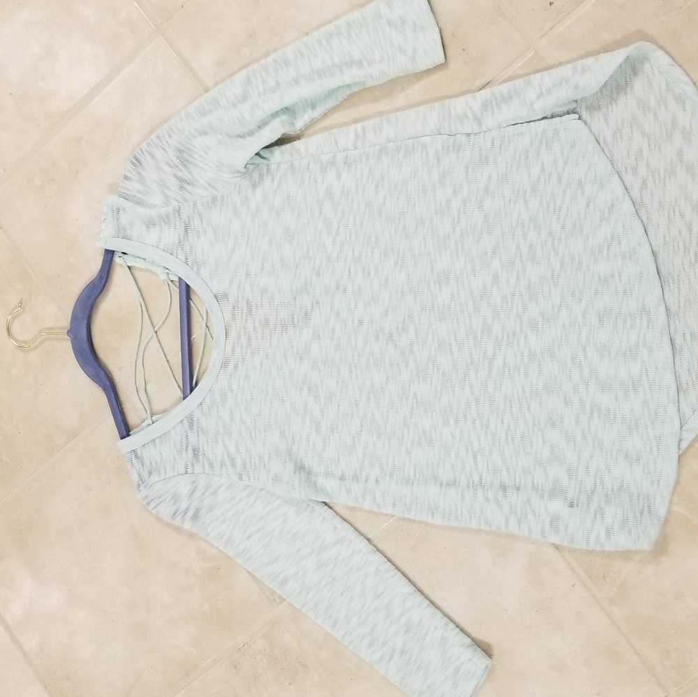 Sheer sweater